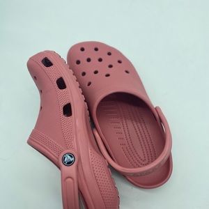 Classic clocs  shoes , gently used, they are more warm pink, vegan